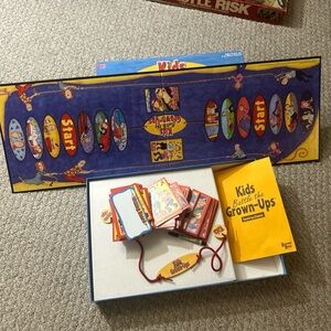 Kids Battle the Grown-Ups Board Game - Purple and Yellow